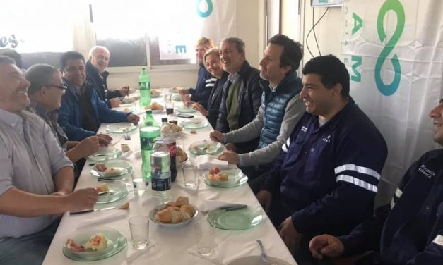 JorgeMancini almorzó junto al Presidente de la Ceamse Eduardo Ricciuti