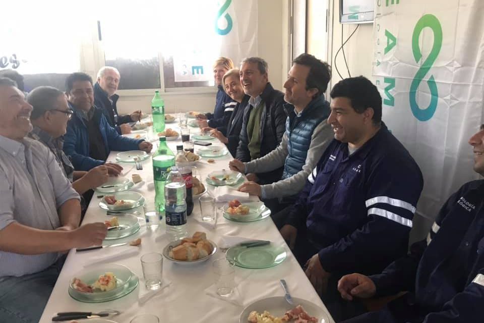 JorgeMancini almorzó junto al Presidente de la Ceamse Eduardo Ricciuti