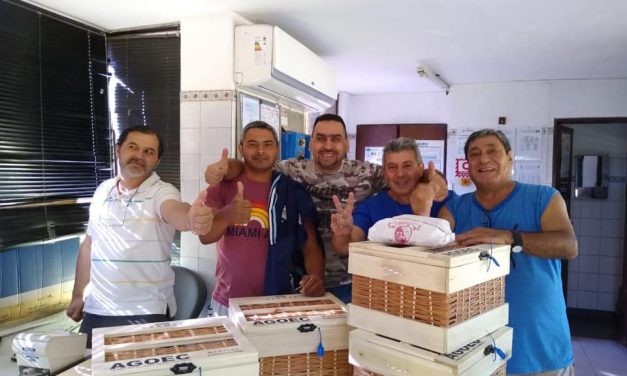 Entrega de cajas navideñas!