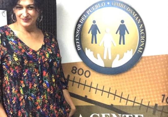 Nuestra Secretaria en programa de radio de la Defensoria del Pueblo