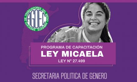 #PoliticadeGeneroAgoec INSCRIBITE A LA CAPACITACIÓN LEY MICAELA