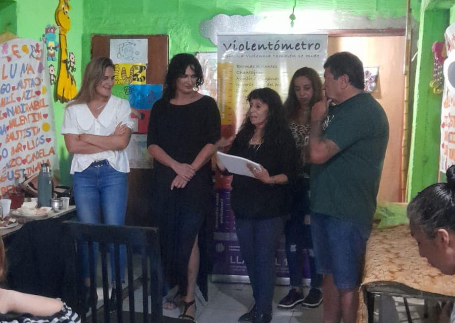 #AccionSocialAgoec y #PoliticadeGeneroAgoec visitaron la ONG Luz de Luna de Grand Bourg realizando una Charla en conmemoración del Día Internacional de la Mujer