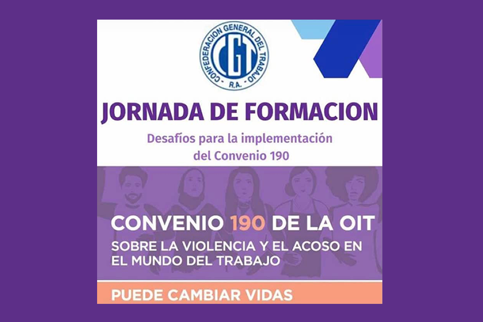 Jornada de Formación en CGT  Convenio 190 de OIT