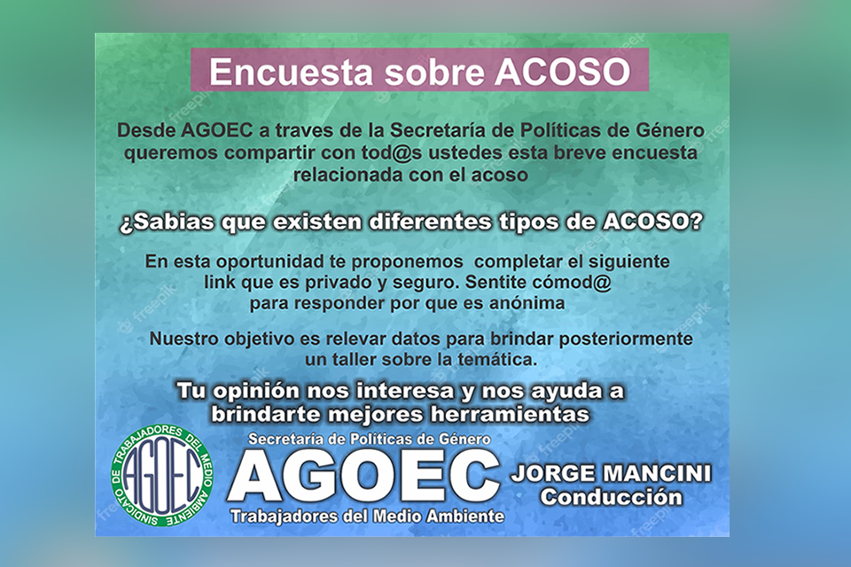 ENCUESTA SOBRE ACOSO