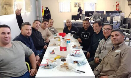 ALMUERZO CON LOS COMPAÑEROS FRANQUEROS DEL CENTRO DE MONITOREO CPBA