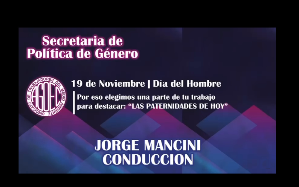 19 de NOVIEMBRE – DÍA DEL HOMBRE