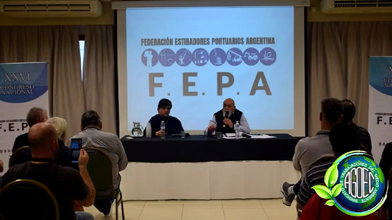 PARTICIPACIÓN EN CONGRESO DE LA FEDERACIÓN DE TRABAJADORES DE LA ESTIBA