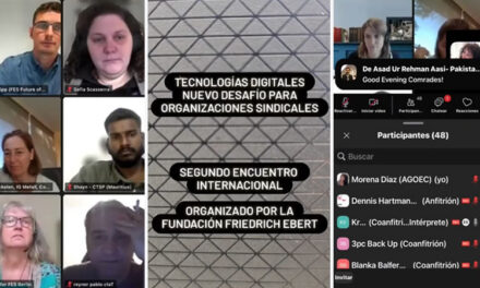 La Secretaría de Políticas de Género de AGOEC presente en el encuentro organizado por la Fundación Friedrich Ebert sobre el uso de la tecnología en los sindicatos