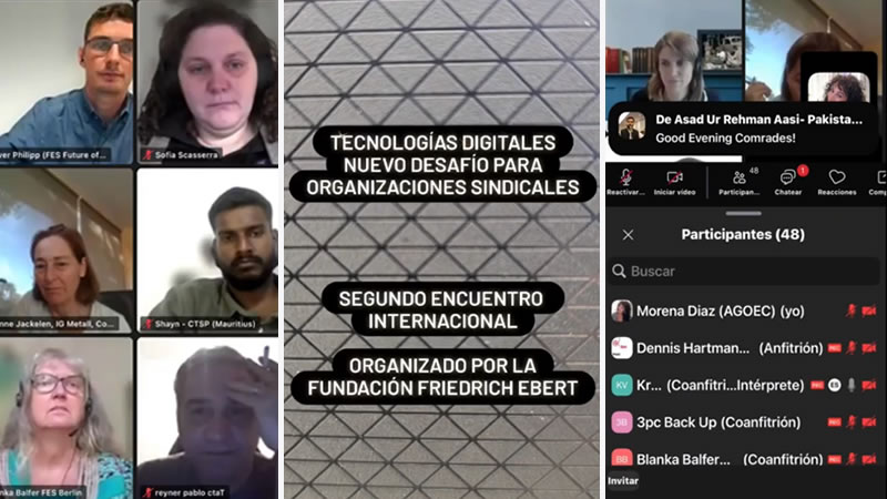 La Secretaría de Políticas de Género de AGOEC presente en el encuentro organizado por la Fundación Friedrich Ebert sobre el uso de la tecnología en los sindicatos