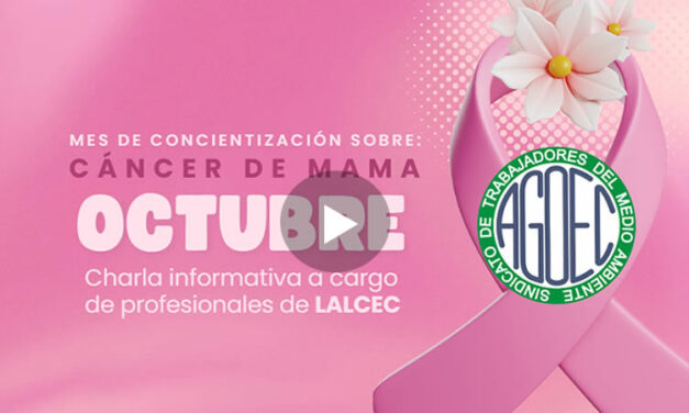 AUN PODES VER LA CHARLA INFORMATIVA CONCIENTIZACIÓN CONTRA EL CÁNCER DE MAMAS