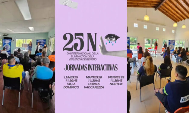 JORNADAS INTERACTIVAS 25N – DÍA INTERNACIONAL DE LA ELIMINACIÓN DE LA VIOLENCIA DE GÉNERO