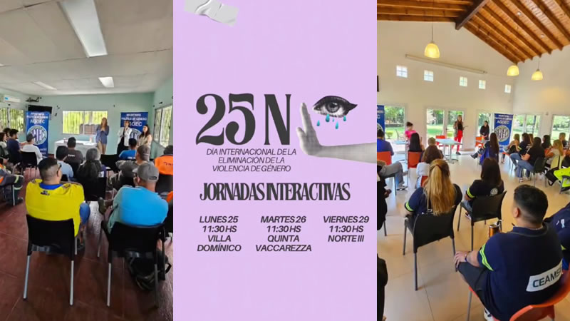 JORNADAS INTERACTIVAS 25N – DÍA INTERNACIONAL DE LA ELIMINACIÓN DE LA VIOLENCIA DE GÉNERO