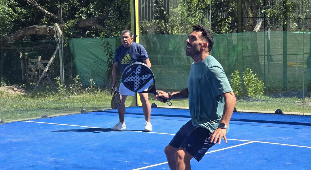 CARLOS TÉVEZ VISITÓ LA QUINTA VACCAREZZA