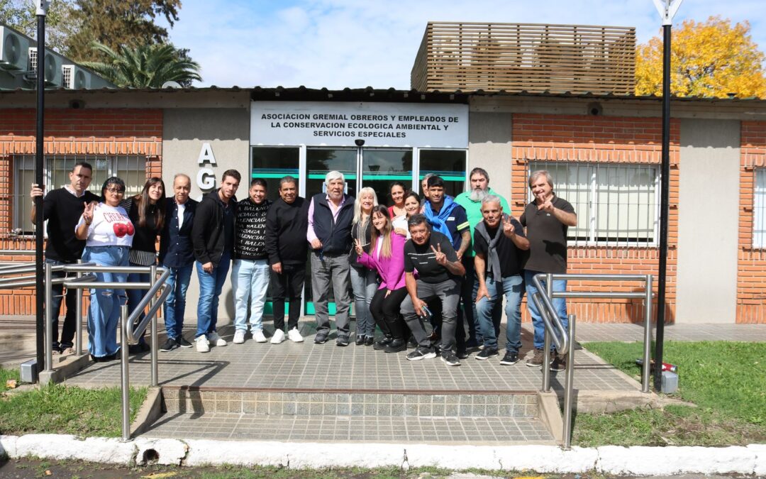 REFERENTES DE LA CGT VISITARON CEAMSE Y MANTUVIERON UNA REUNIÓN CON AGOEC