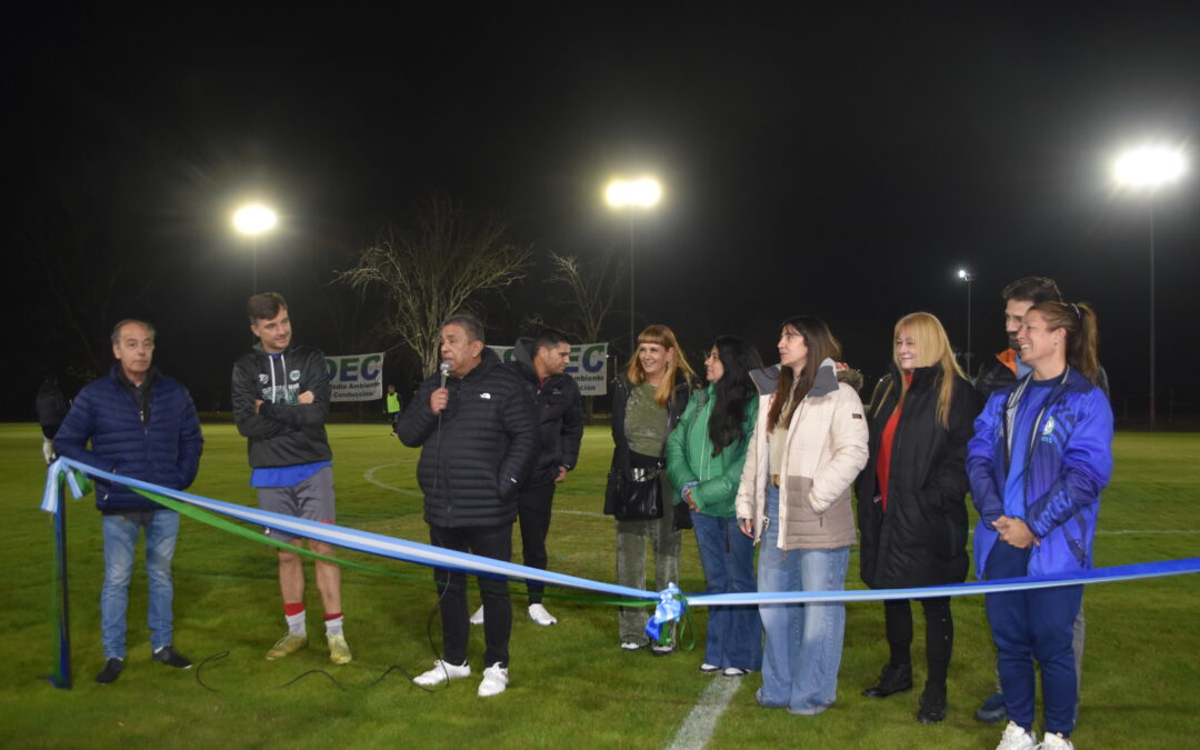 INAUGURAMOS LA CANCHA DE FÚTBOL 11 EN LA QUINTA VACAREZZA