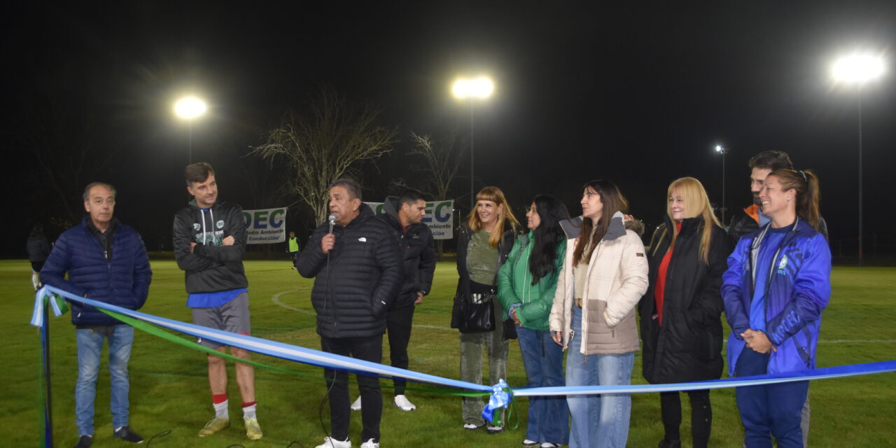 INAUGURAMOS LA CANCHA DE FÚTBOL 11 EN LA QUINTA VACAREZZA