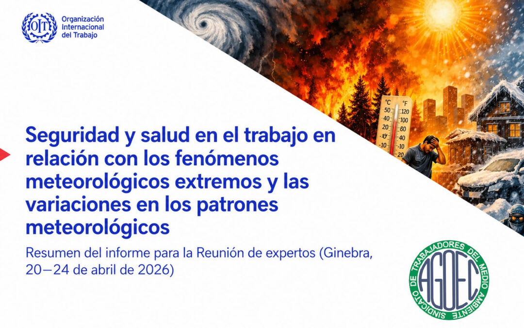 AGOEC LLEVÓ A LA OIT LA VOZ DE LOS TRABAJADORES FRENTE AL CLIMA EXTREMO