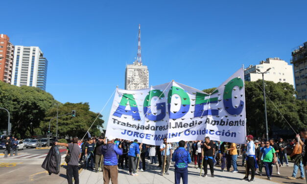 AGOEC presente en la movilización convocada por la CGT por el Día del Trabajador