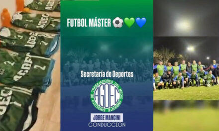 Nuevo triunfo del fútbol máster de AGOEC