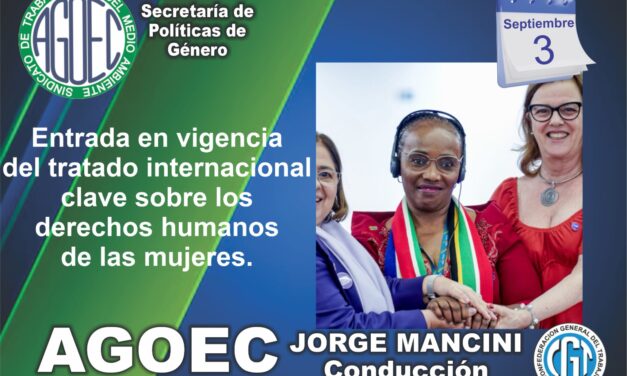 Entrada en vigencia del tratado Internacional Clave sobre los derechos Humanos de las Mujeres