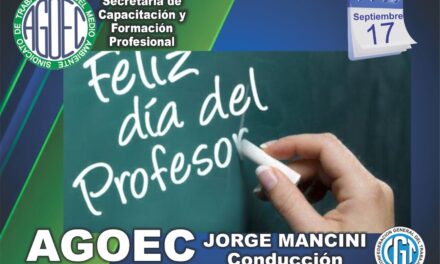 Feliz día del Profesor